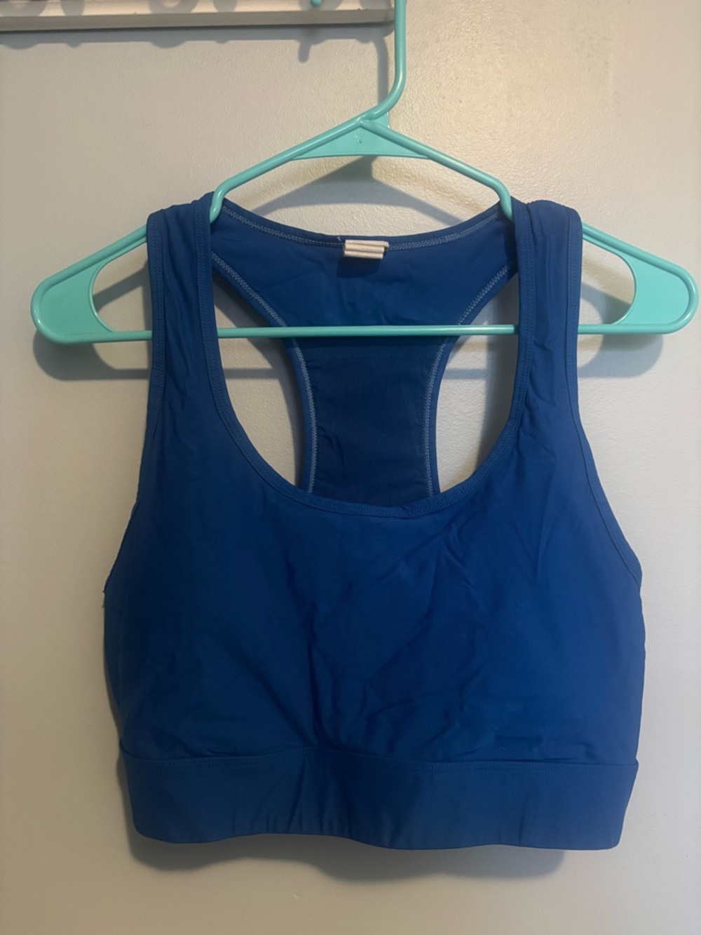 Fabletics Royal Blue Racerback Sports Bra